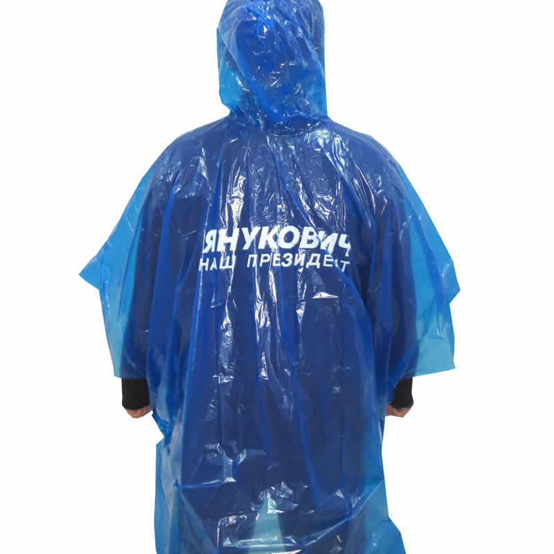 Disposable Rain Poncho For Kids