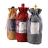 Jute Wine Bottle Bag With Mesh Window