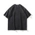 Custom Dtg Print Drop Shoulder Fade Washing O Neck T Shirt