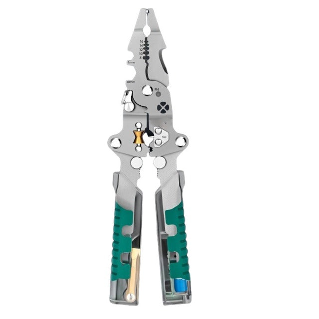 Multi Function Foldabletool Plier Wrench Screwdriver Utility Knife Combination