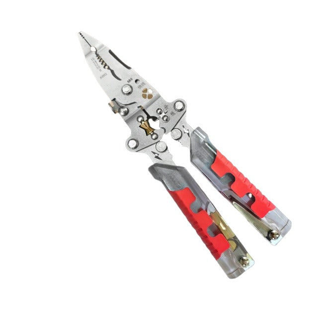 Multi Function Foldabletool Plier Wrench Screwdriver Utility Knife Combination
