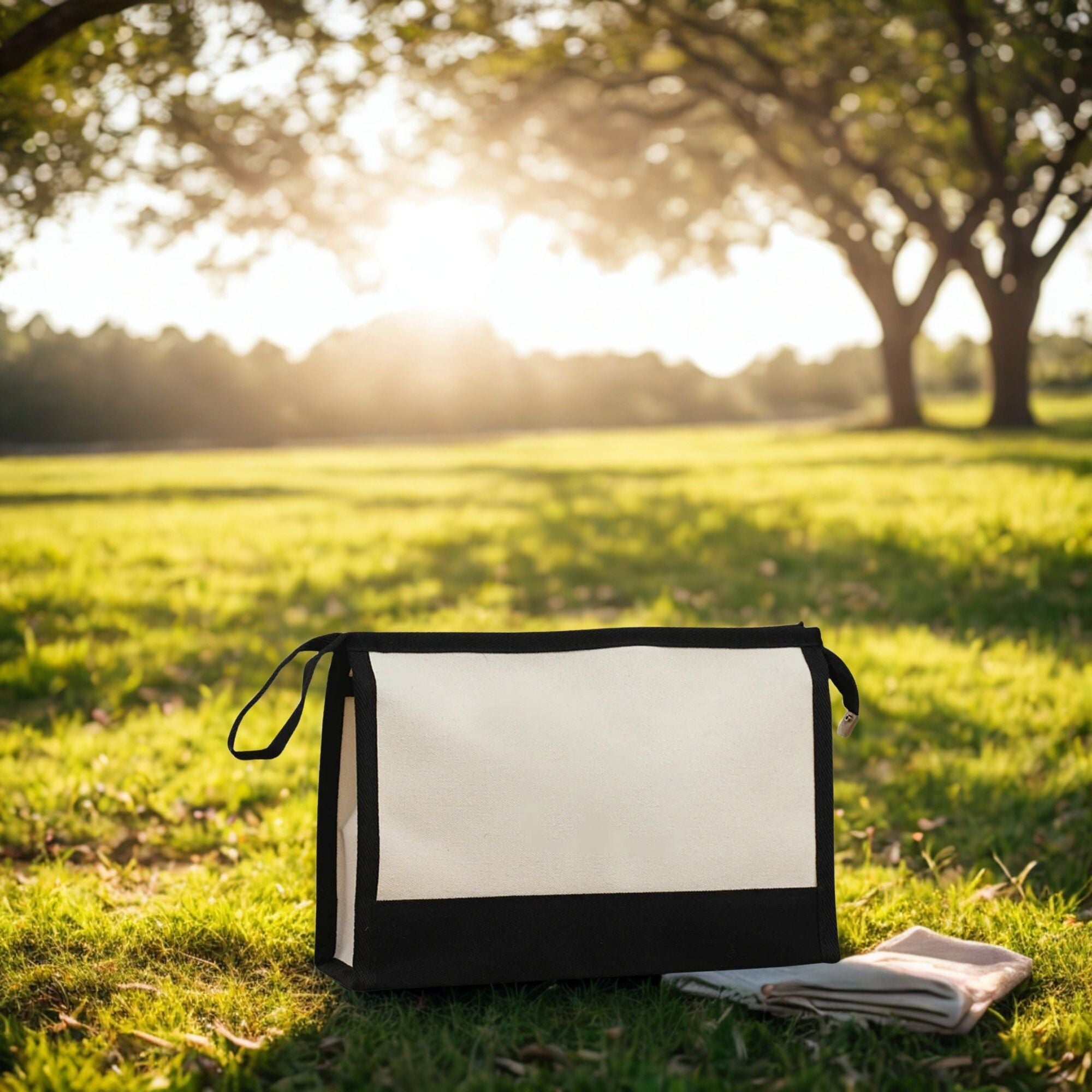 Canvas Cosmetic Tote Bag