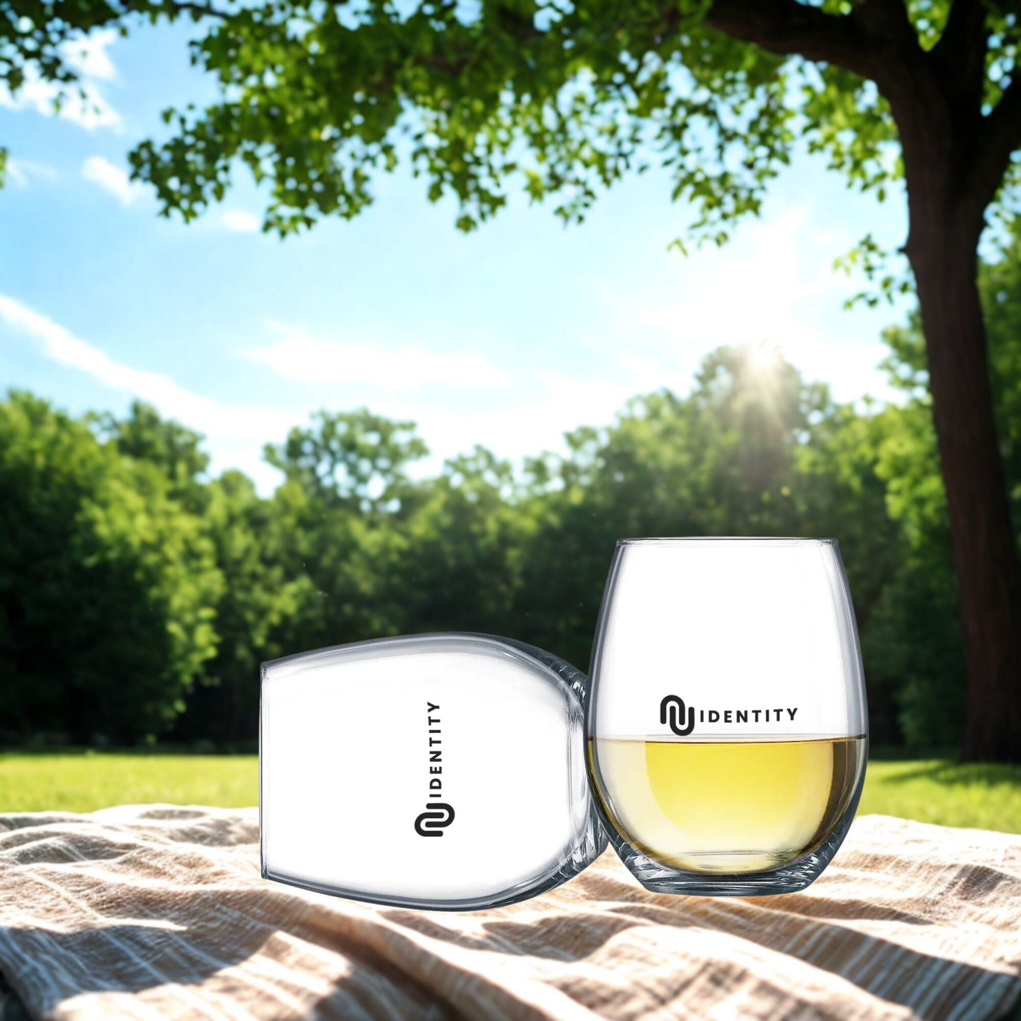 12 Oz Stemless Wine Glass