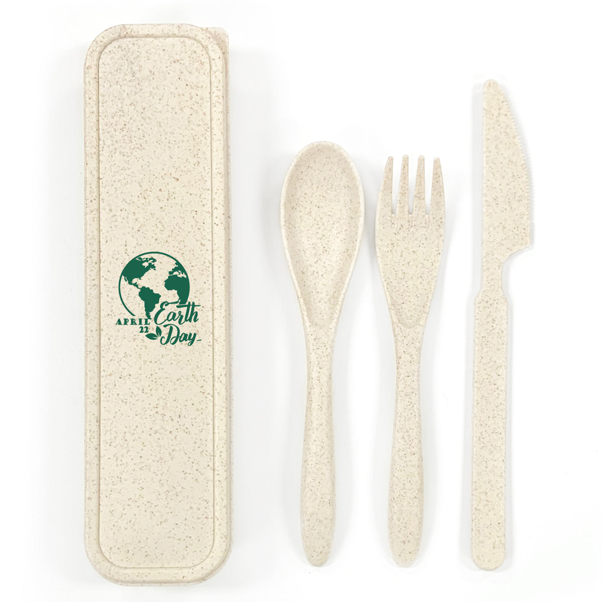 Besteckset aus Weizenstroh