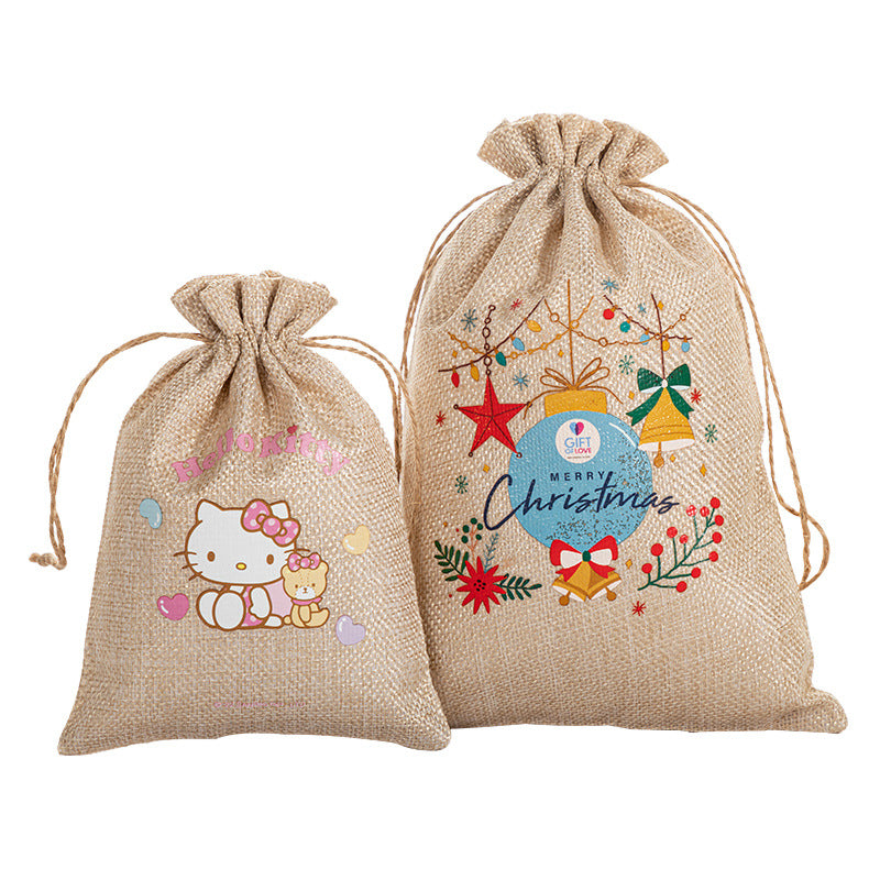 Drawstring Gift Burlap Bag