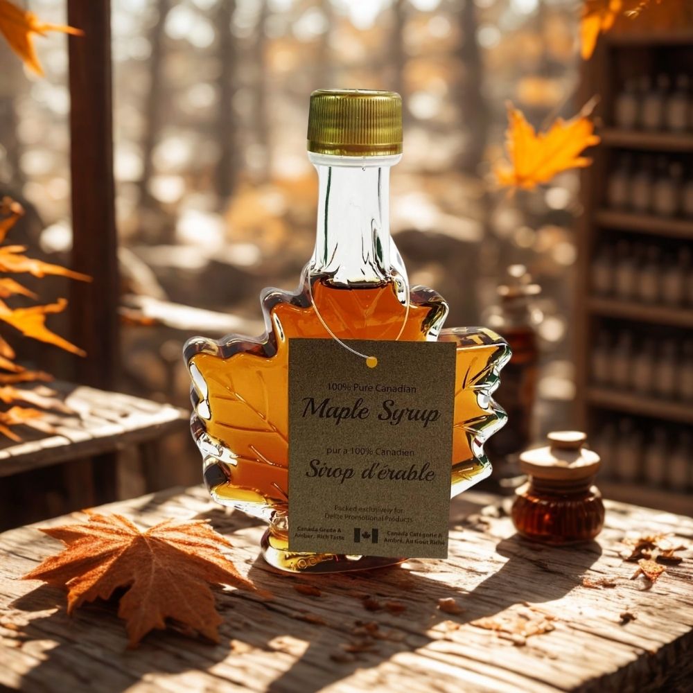 500ml Maple Syrup Leaf Bottle