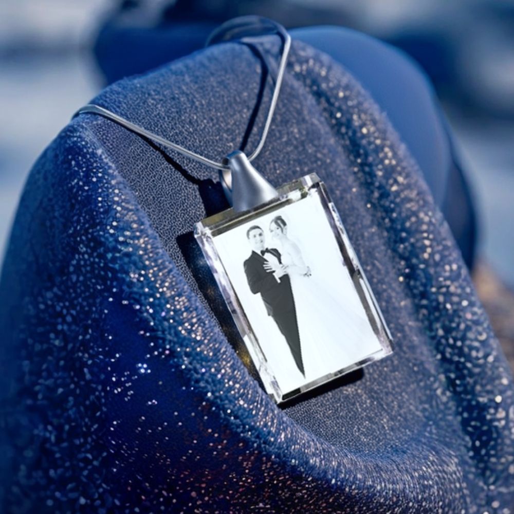 Rectangle Crystal Necklace