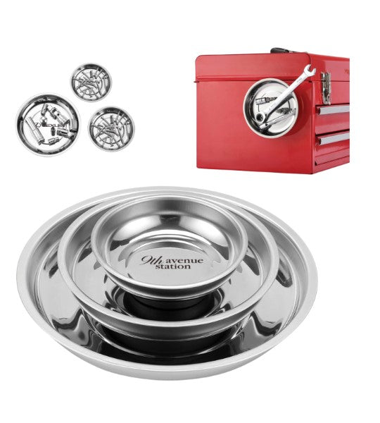 Magnetische Werkzeugablagen (Set aus 3)