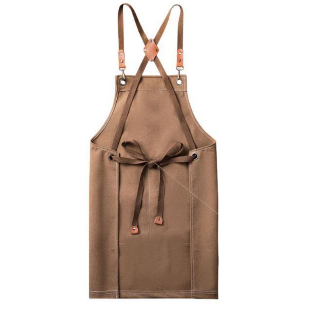Canvas Apron With Removable Name Patch