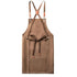 Canvas Apron With Removable Name Patch