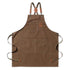 Canvas Apron With Removable Name Patch