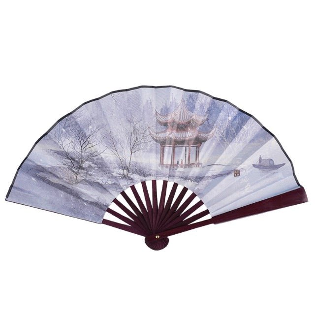 10 In Clack Fan Hand Held Design Full Color Double Sides Printed - Delite Promotional Products