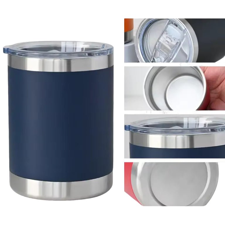 10 Oz Camping Mug With Lid - Delite Promotional Products