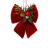 10in Red Velvet Christmas Bow With Display Window Gift Box - By Boat - Delite Promotional Products