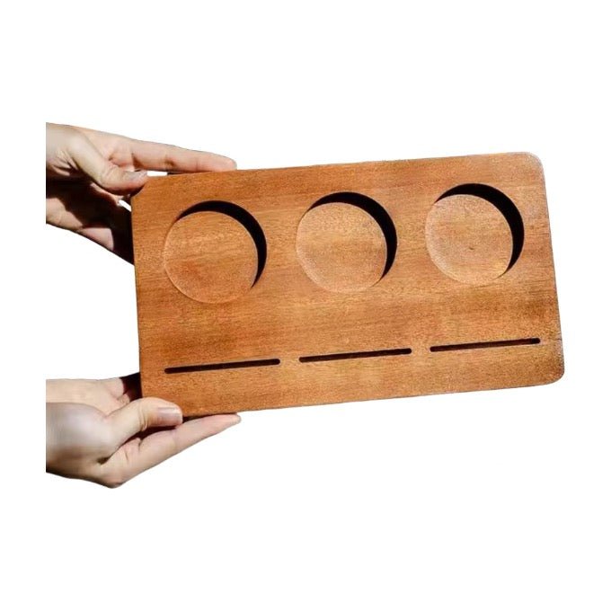 11.5 In Wood Serving Flight Tray - Delite Promotional Products