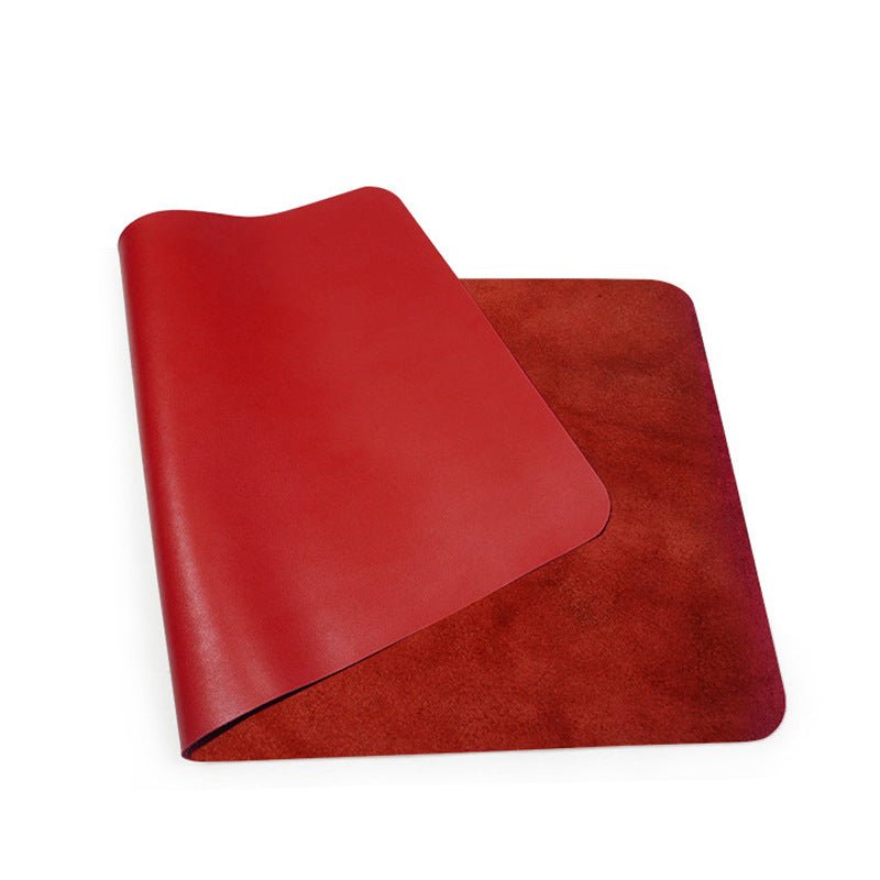 11.8 X23.6in Genuine Leather Mouse Pad With Wrapping Band - Delite Promotional Products