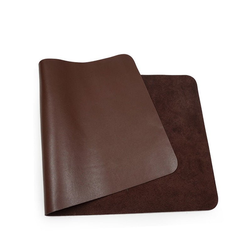 11.8 X23.6in Genuine Leather Mouse Pad With Wrapping Band - Delite Promotional Products