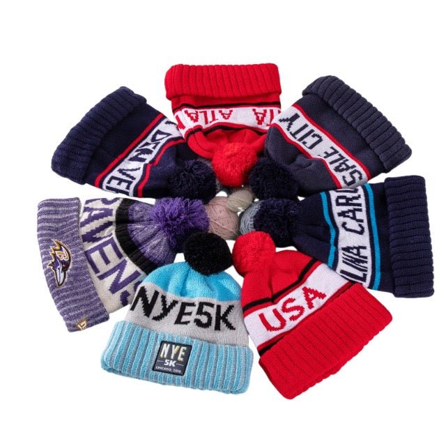 12 Inch Beanie With Pompom Sportsman Toque One Size - Delite Promotional Products