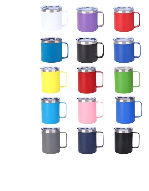 14 Oz Coffee Mug With Lid - Delite Promotional Products