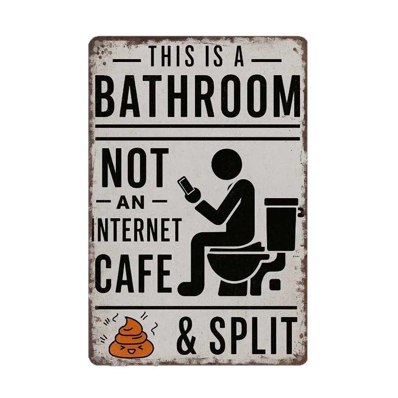 15 X 18in Iron Metal Wall Decor Durable Tin Sign - Delite Promotional Products