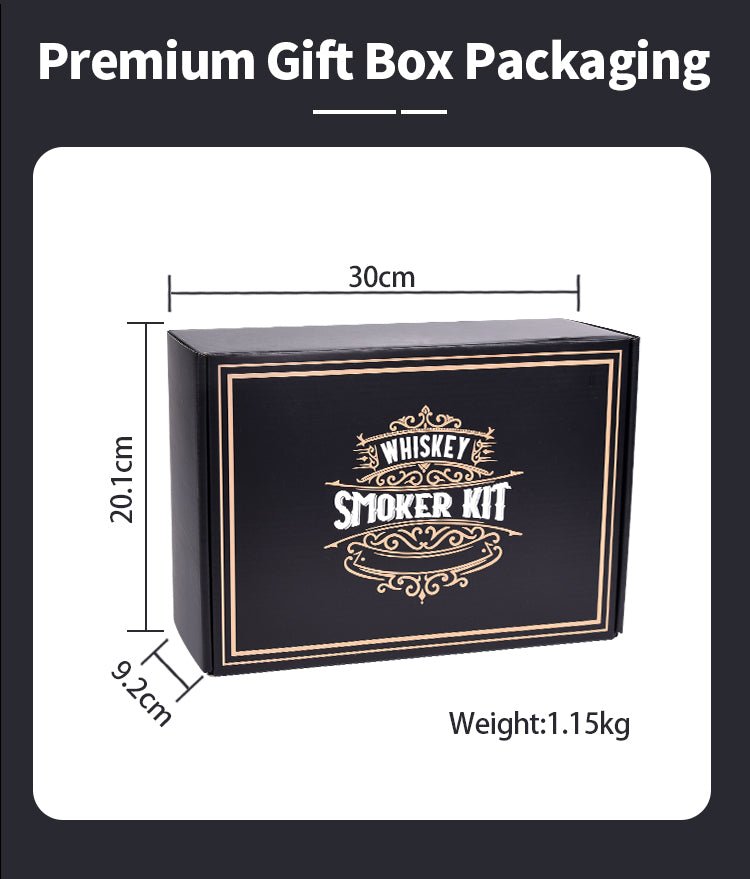 15pcs Whiskey Glass Cocktail Smoker Gift Set - Delite Promotional Products