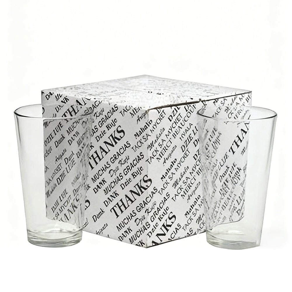 16 Oz Drinking Glasses Set Of 2 - Delite Promotional Products