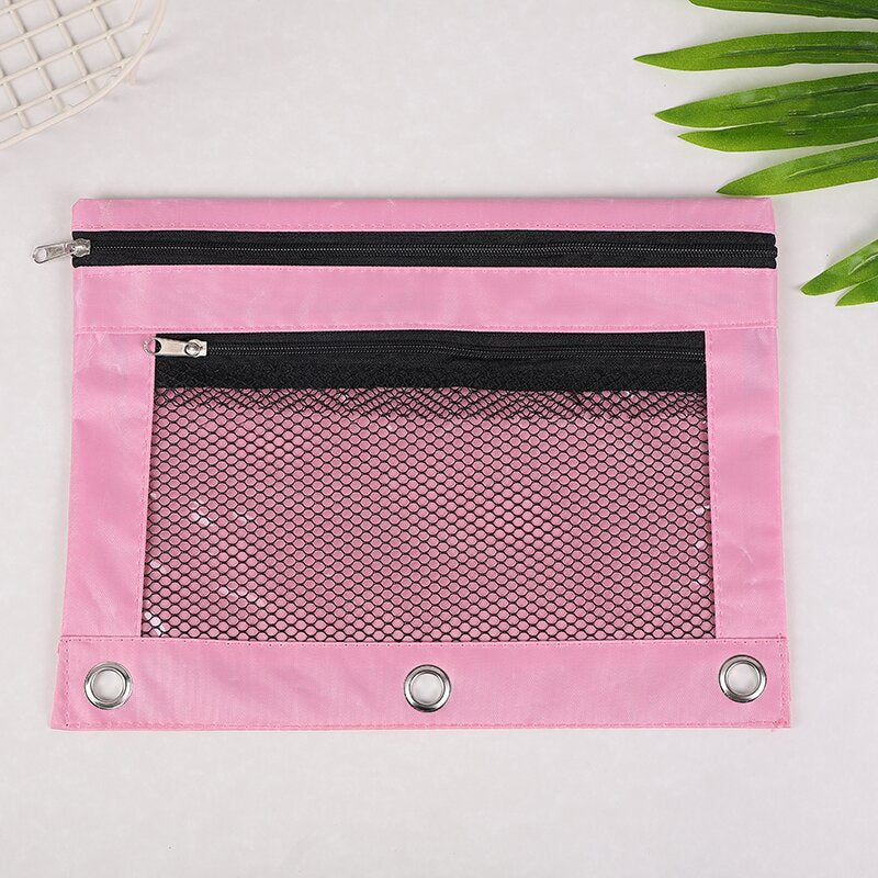 Zippered Pouch B5 File Organizer With Window