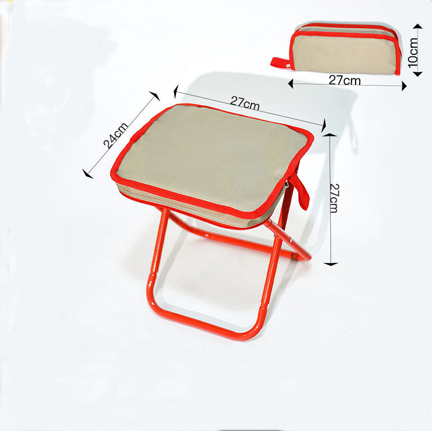 Foldable Stool Zip Closure