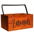 Natural Wooden Utensil Holder With Handle - By Boat