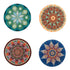 Round Ceramic Stone Coaster Full Color Printed 2pcs Set