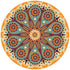 Round Ceramic Stone Coaster Full Color Printed 2pcs Set