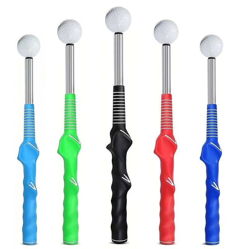 Golf Swing Trainer Aid Click Stick For Beginners