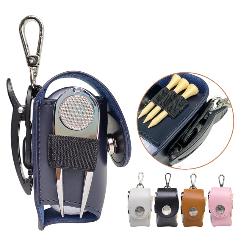 Golf Balls Wooden Tees And Divot Tool With Case Set