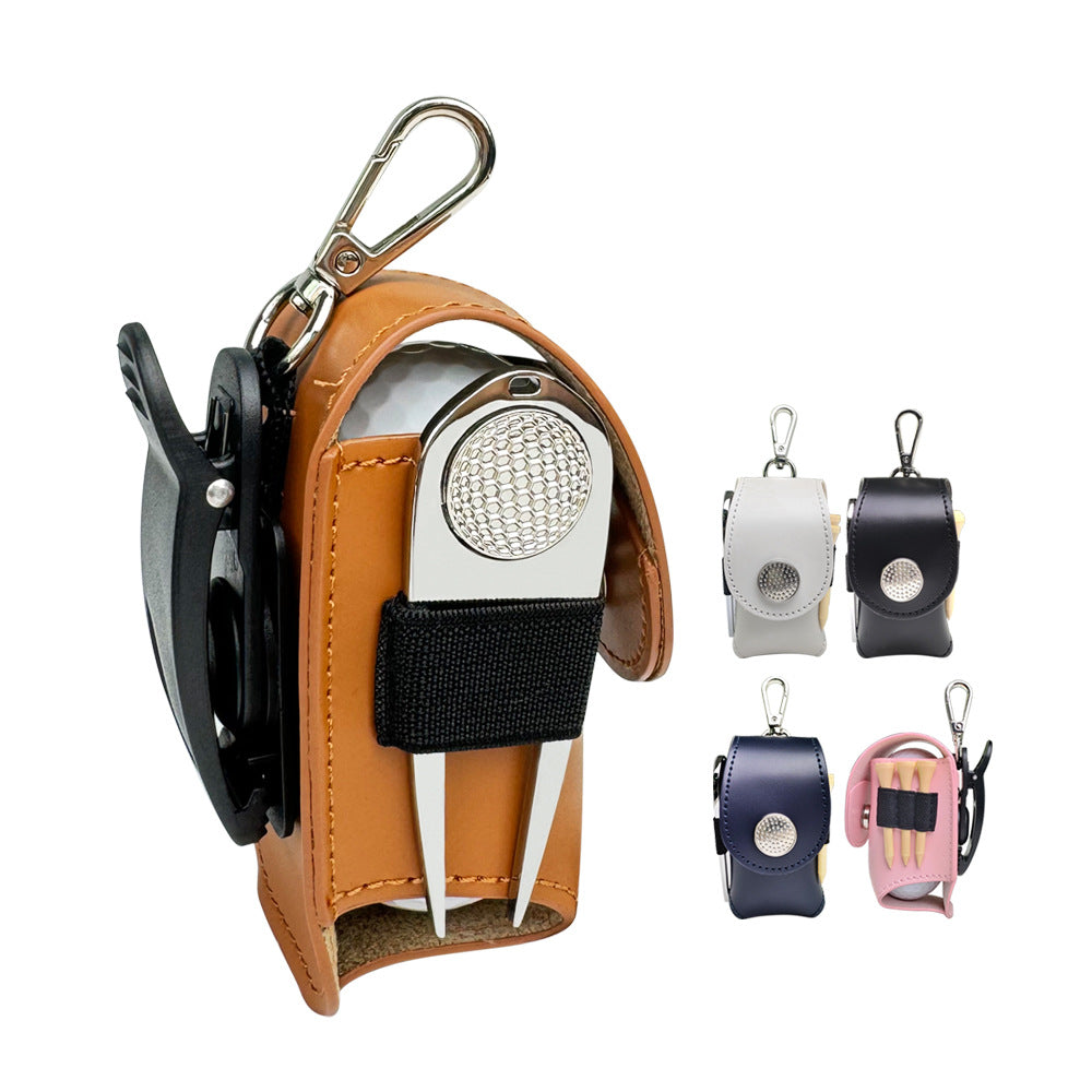 Golf Balls Wooden Tees And Divot Tool With Case Set