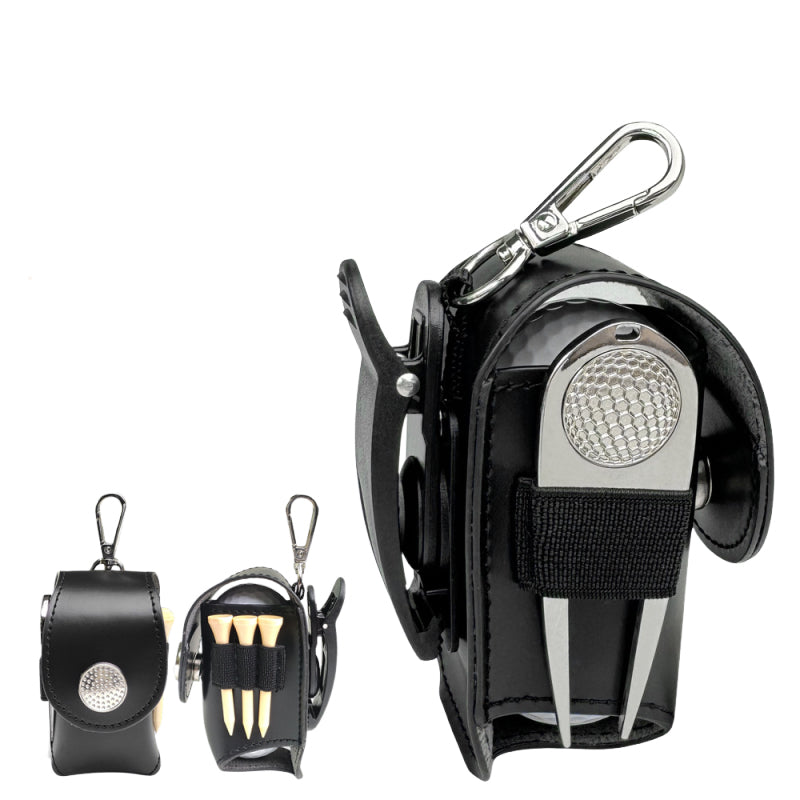 Golf Balls Wooden Tees And Divot Tool With Case Set