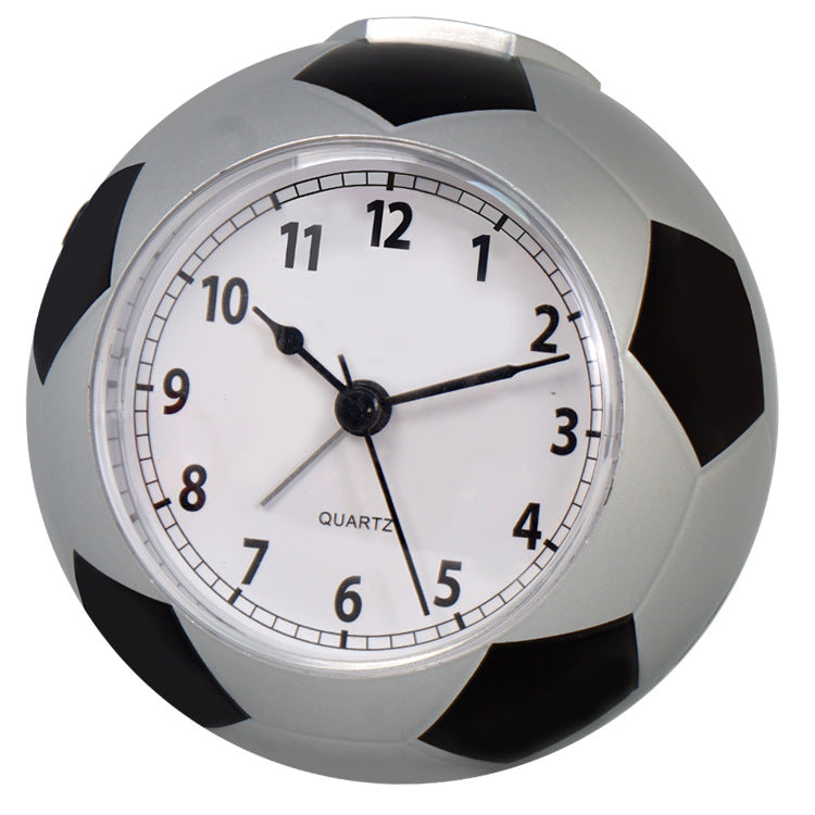 Soccer Shape Table Alarm Clock Quiet-tick Silent Design