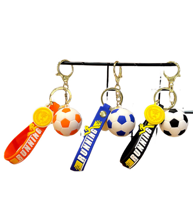 3d Soccer Keychain