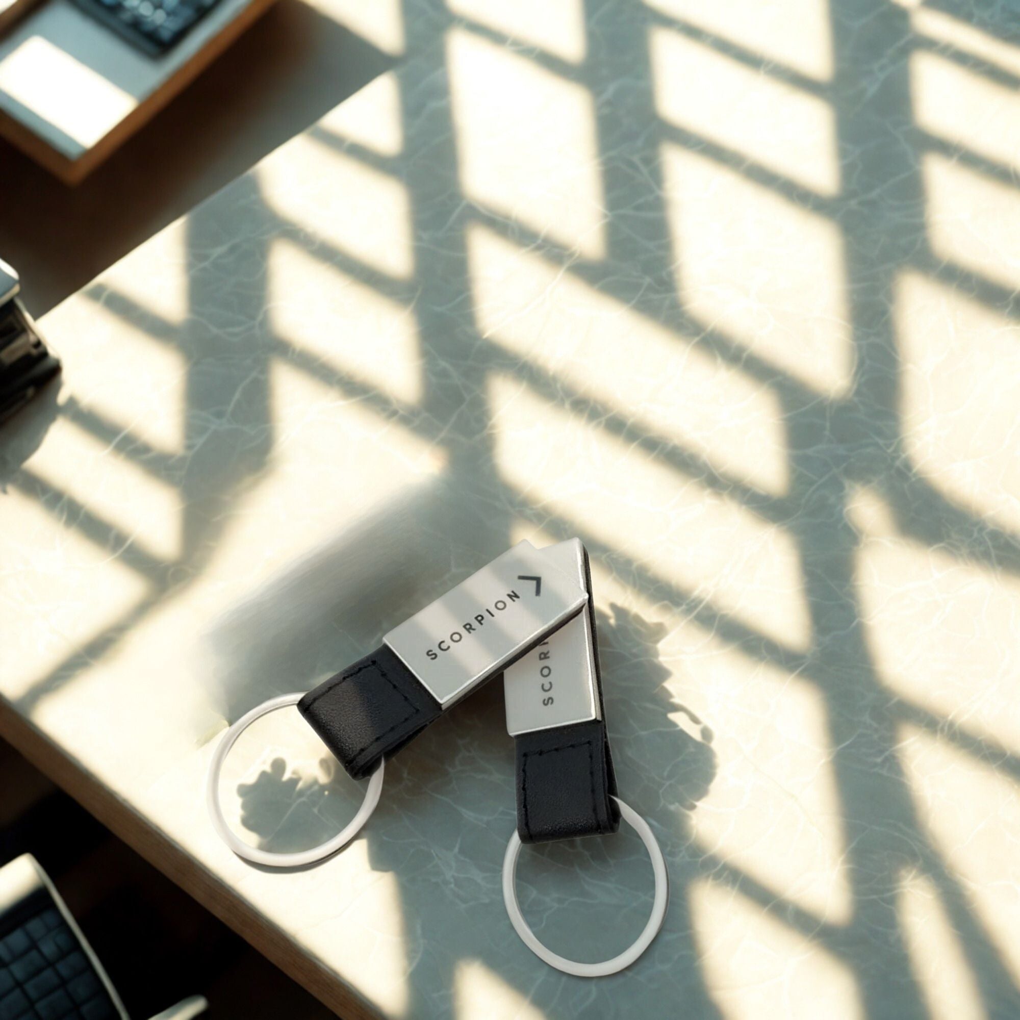 Square Keychain Double Sides Printed