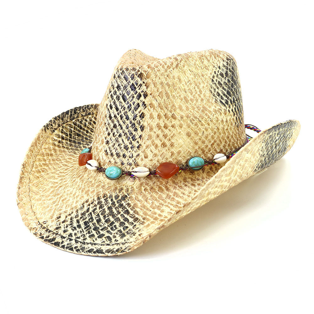 Vintage Cowboy Straw Hat
