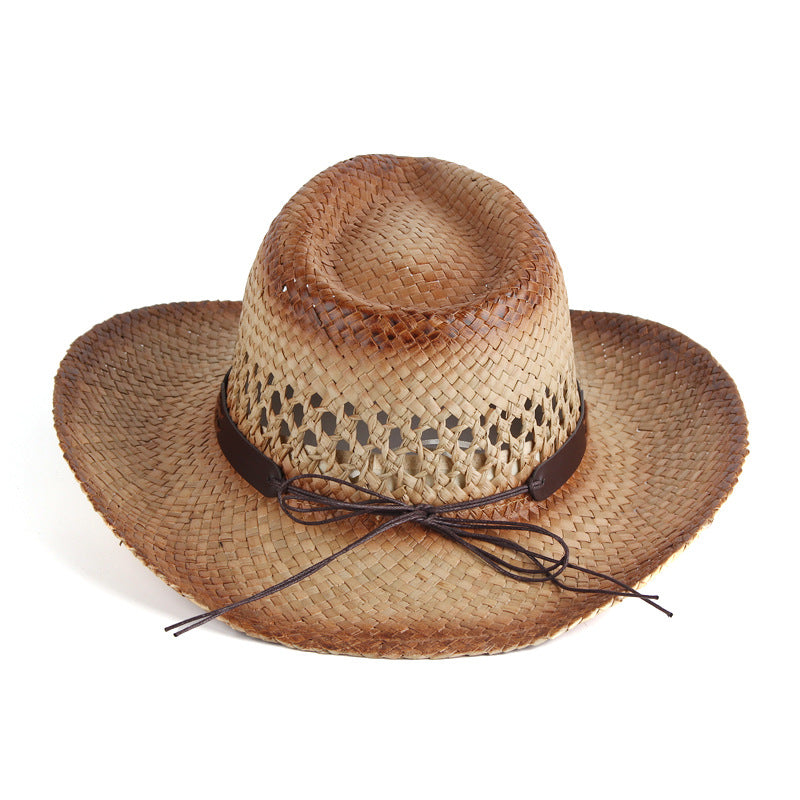 Straw Hat Unisex Design Cowgirl And Cowboy