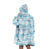 Flannel Tv Blanket Oversize Hoodie For Adult
