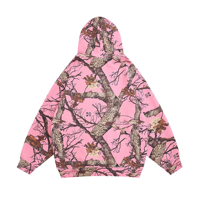 Full Size Printed Hoodie For Spring Fall