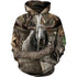 Full Size Printed Hoodie For Spring Fall