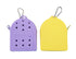 Silicone Coin Holder Keychain Mini Zipper Bag With Holes