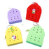 Silicone Coin Holder Keychain Mini Zipper Bag With Holes