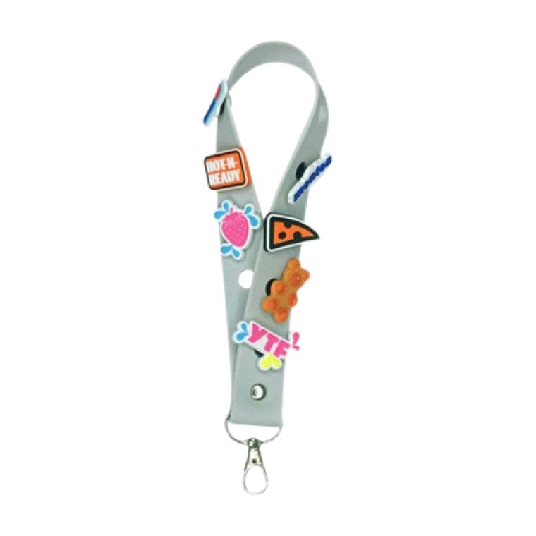 Wrist Strap Keychain Holder With 12holes And Pins Set