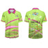 Full Size Printed Sports Polo Shirt Short Sleeves With Collar