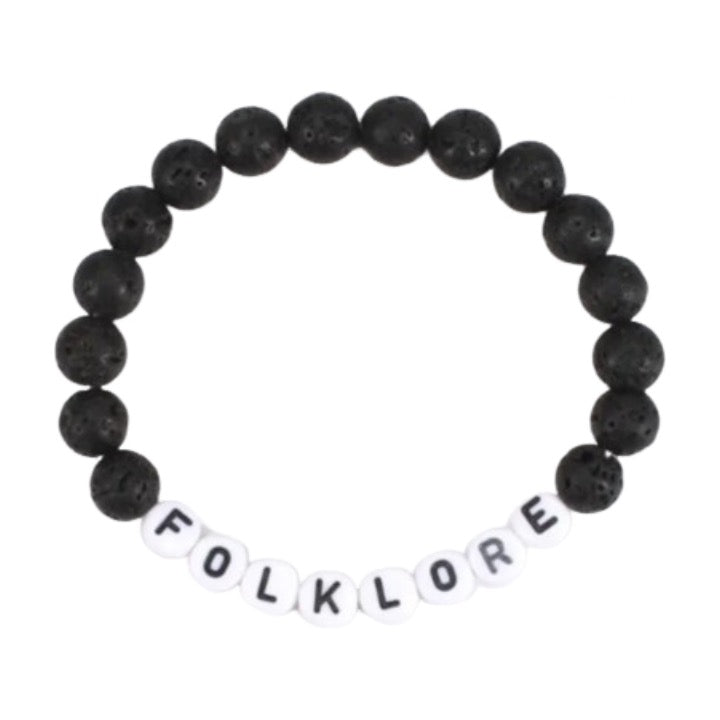 Letter Lava S Stone Beaded Bracelet