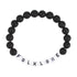 Letter Lava S Stone Beaded Bracelet