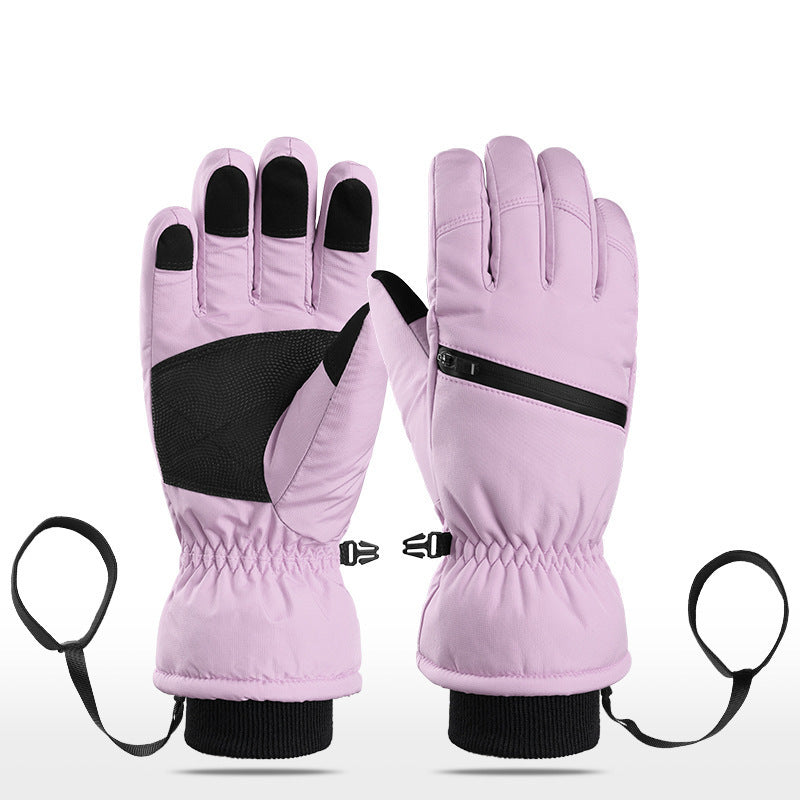 Skiing Gloves Waterproof Many Sizes Fits All With Pocket Design